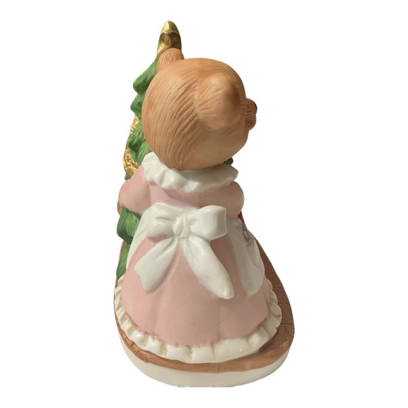 Vintage Homco Christmas Tree Bear Figurine #5114 - Picture 4 of 6